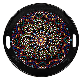 Sandy Mosaic Mandala Tray