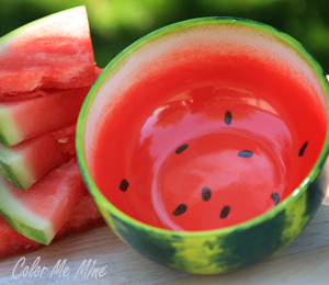Sandy Watermelon Bowl