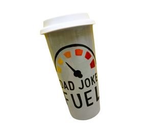 Sandy Dad Joke Fuel Cup