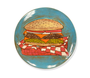 Sandy Hamburger Plate