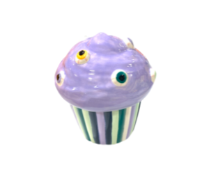 Sandy Eyeball Cupcake