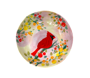 Sandy Cardinal Plate