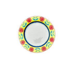 Sandy Floral Charger Plate