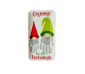Sandy Gnome Holiday Plate
