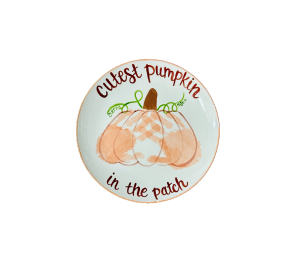 Sandy Cutest Pumpkin Plate