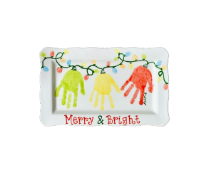 Sandy Merry and Bright Platter