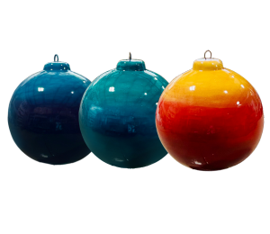 Sandy Jewel Toned Ombre Ornament