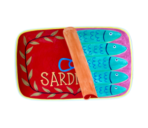 Sandy Sardines Dinner Plate