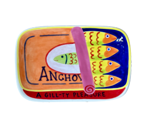Sandy Anchovies App Plate