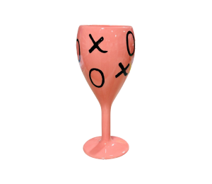 Sandy XOXO Wine Glass